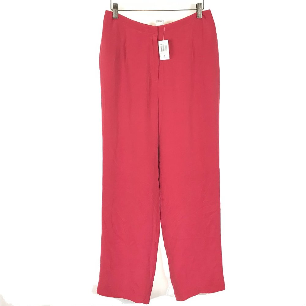 NWT Size 8 Style & Co High Waist Pure Silk Pants